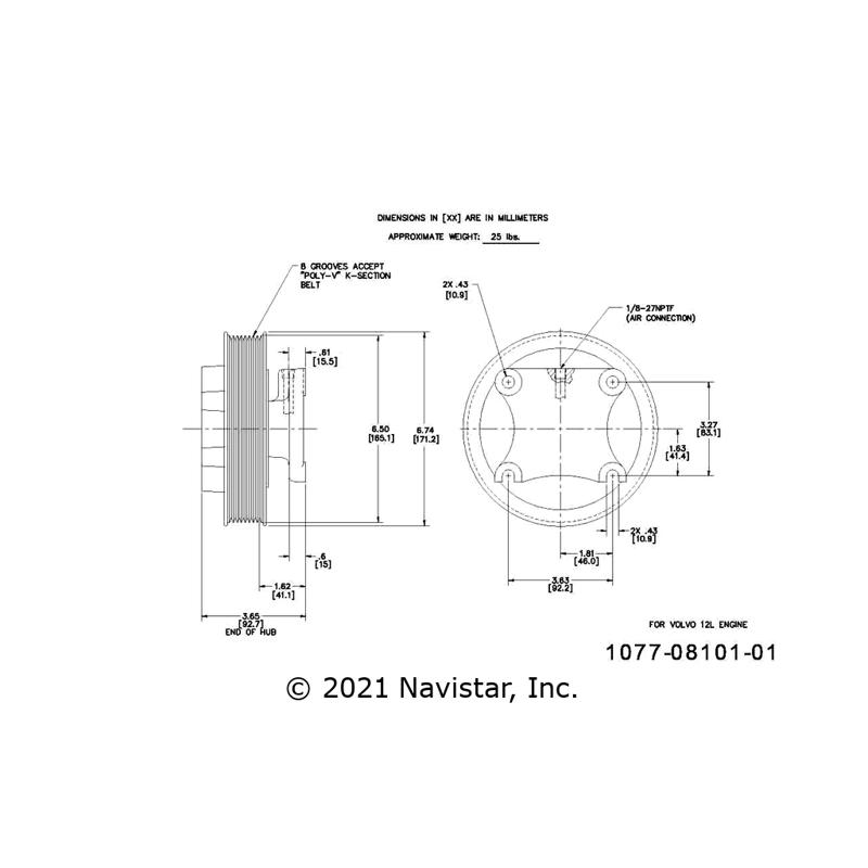 Fleetrite | FLT0810101X - Fleetrite Fan Hub Assembly