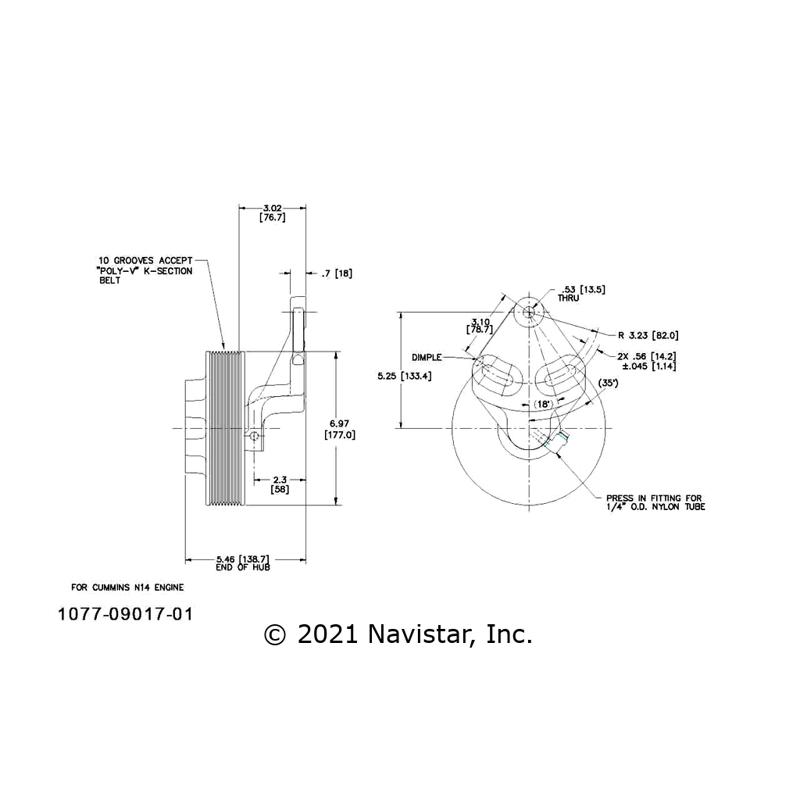 Fleetrite | FLT0901701X - Fleetrite Fan Hub Assembly