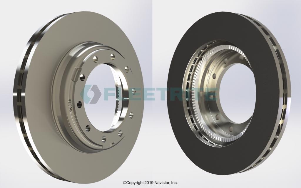 Fleetrite | FLT1700116S1 - Fleetrite Hydraulic Brake Rotor, Corrosion ...